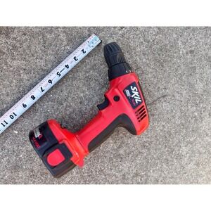 Skil Dual Source 14.4V Cordless Drill Driver Red Black Power Tool 2236-02